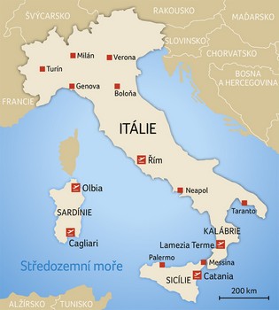 Itálie bez cestovky