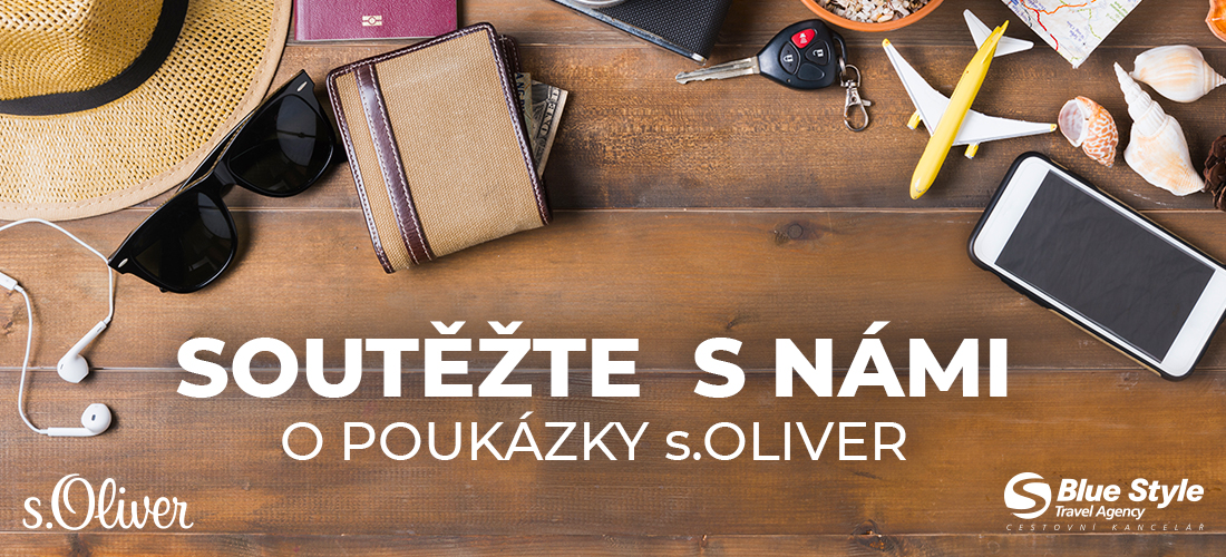 SOUTĚŽ SE S.OLIVER NA SOCIÁLNÍCH SÍTÍCH CK BLUE STYLE