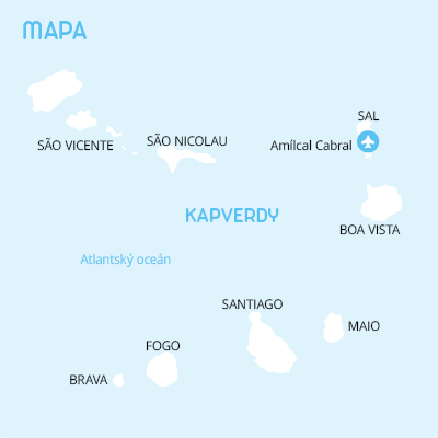 Kapverdy mapa