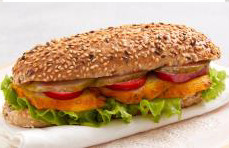 Sendvič s grilovaným kuřecím masem + nápoj