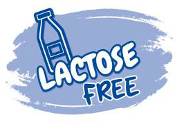 Bezlaktózové jídlo s nápojem