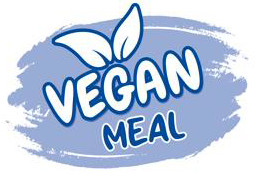 Veganské jídlo s nápojem