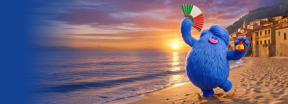 Sleva na Itálie a Španělsko